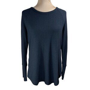 Chasor Long Sleeve Thermal Button Cuff Pullover Top Size XL Extra large